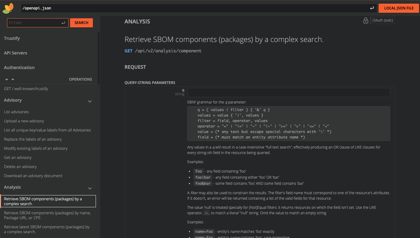 rhtpa api