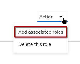 keycloak create roles associated roles