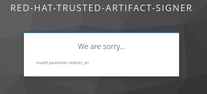 operator tpa route redirect error
