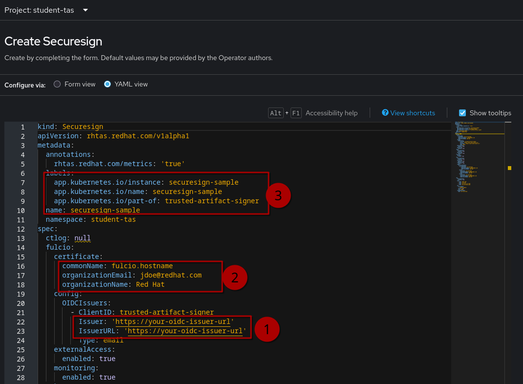 tas operator securesign
