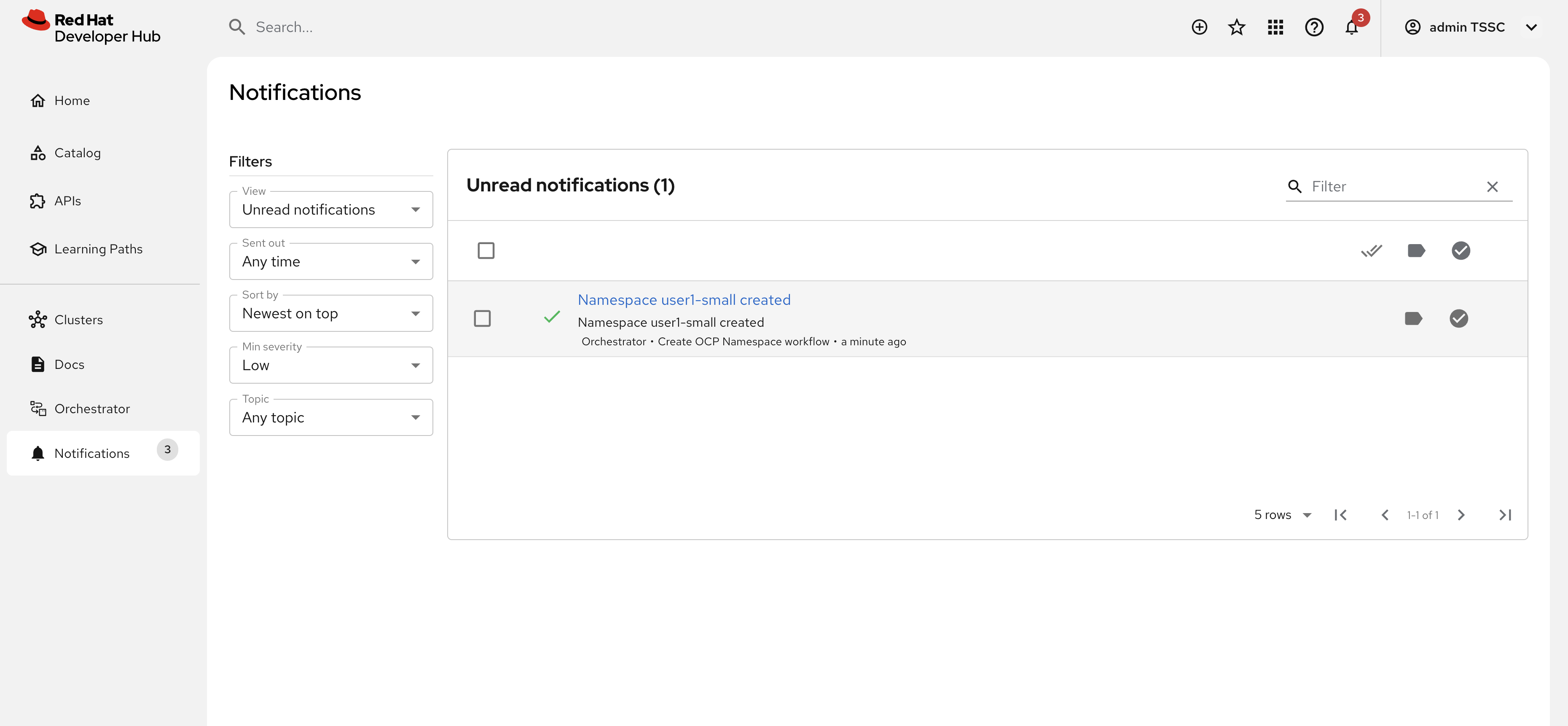 orchestrator notification 1