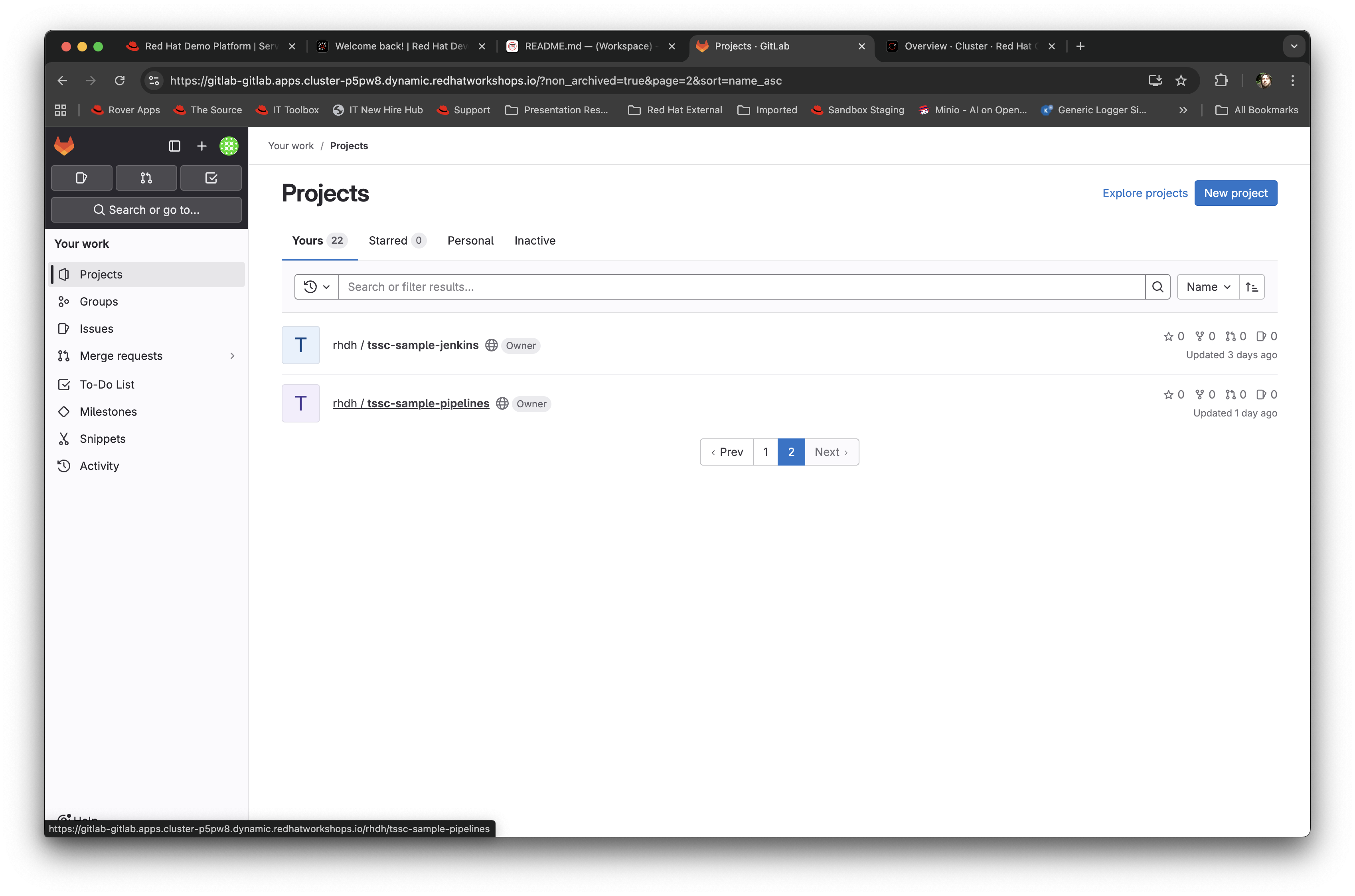 Locating the default pipeline definitions