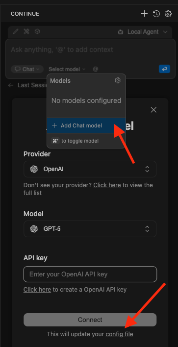 devspaces continue config assistant