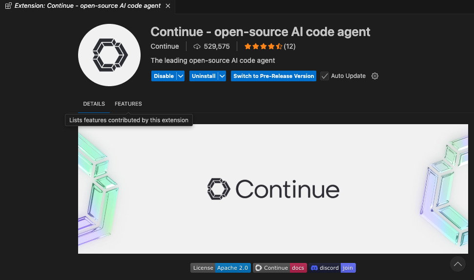 devspaces continue page
