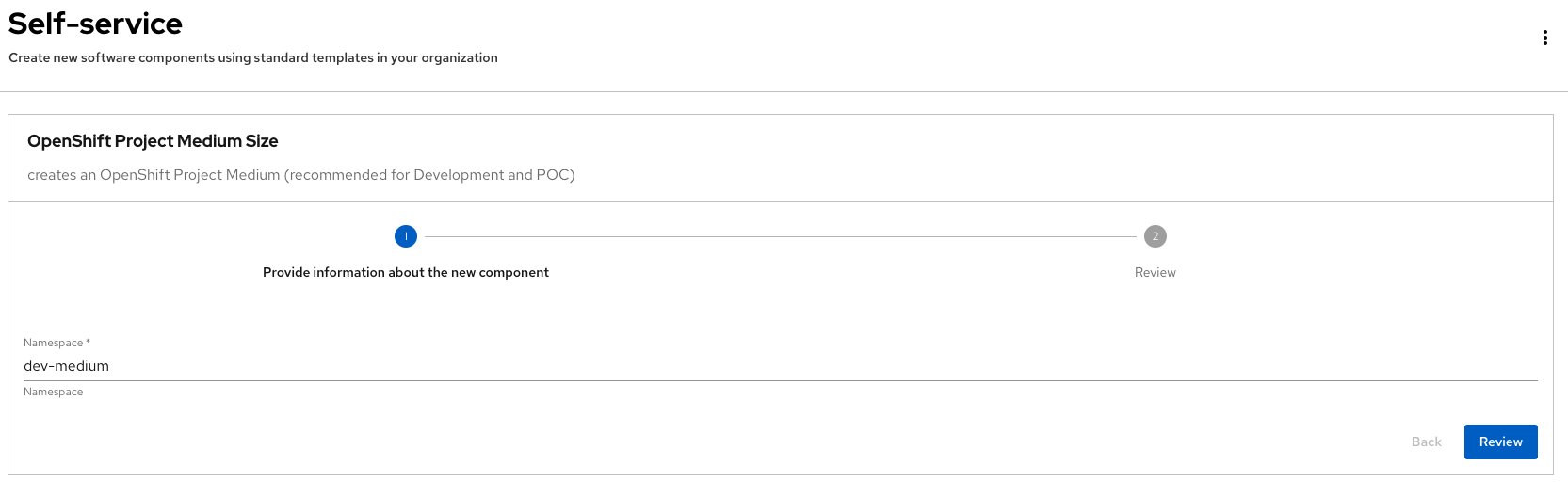 namespace updated