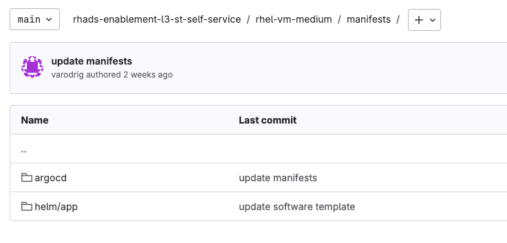VM Manifests