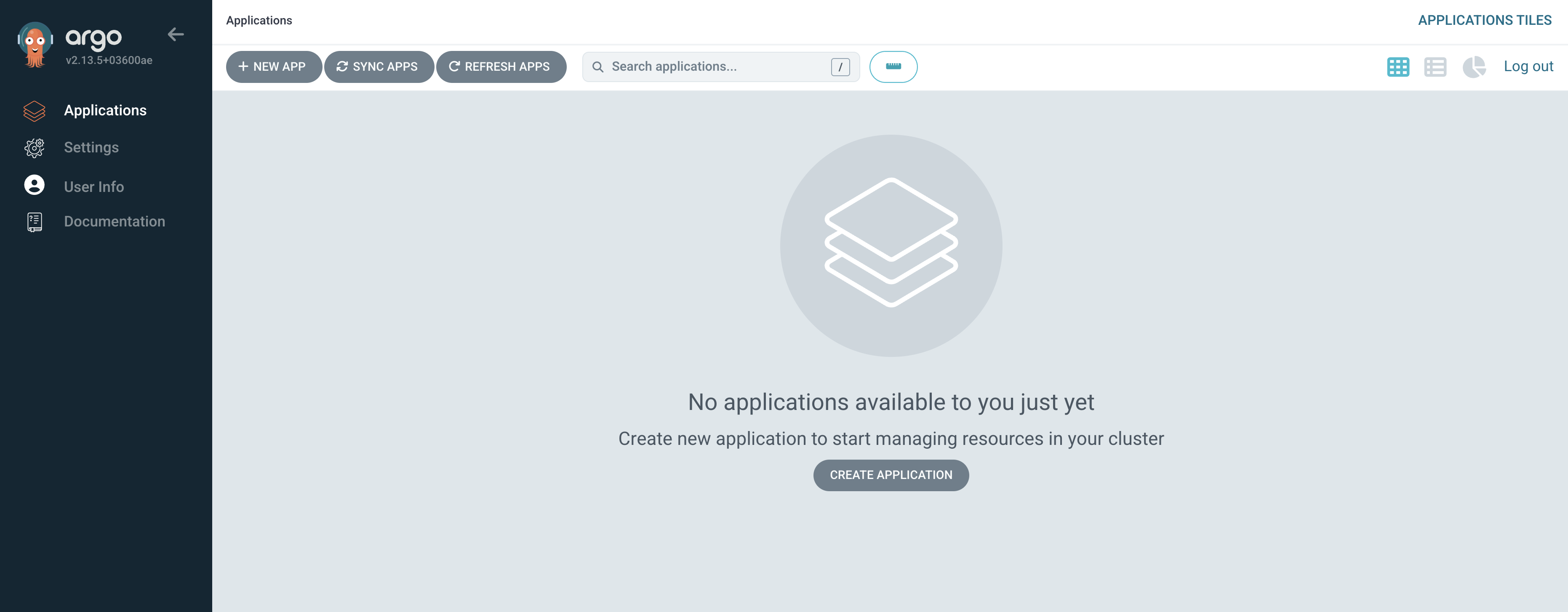 argocd dashboard