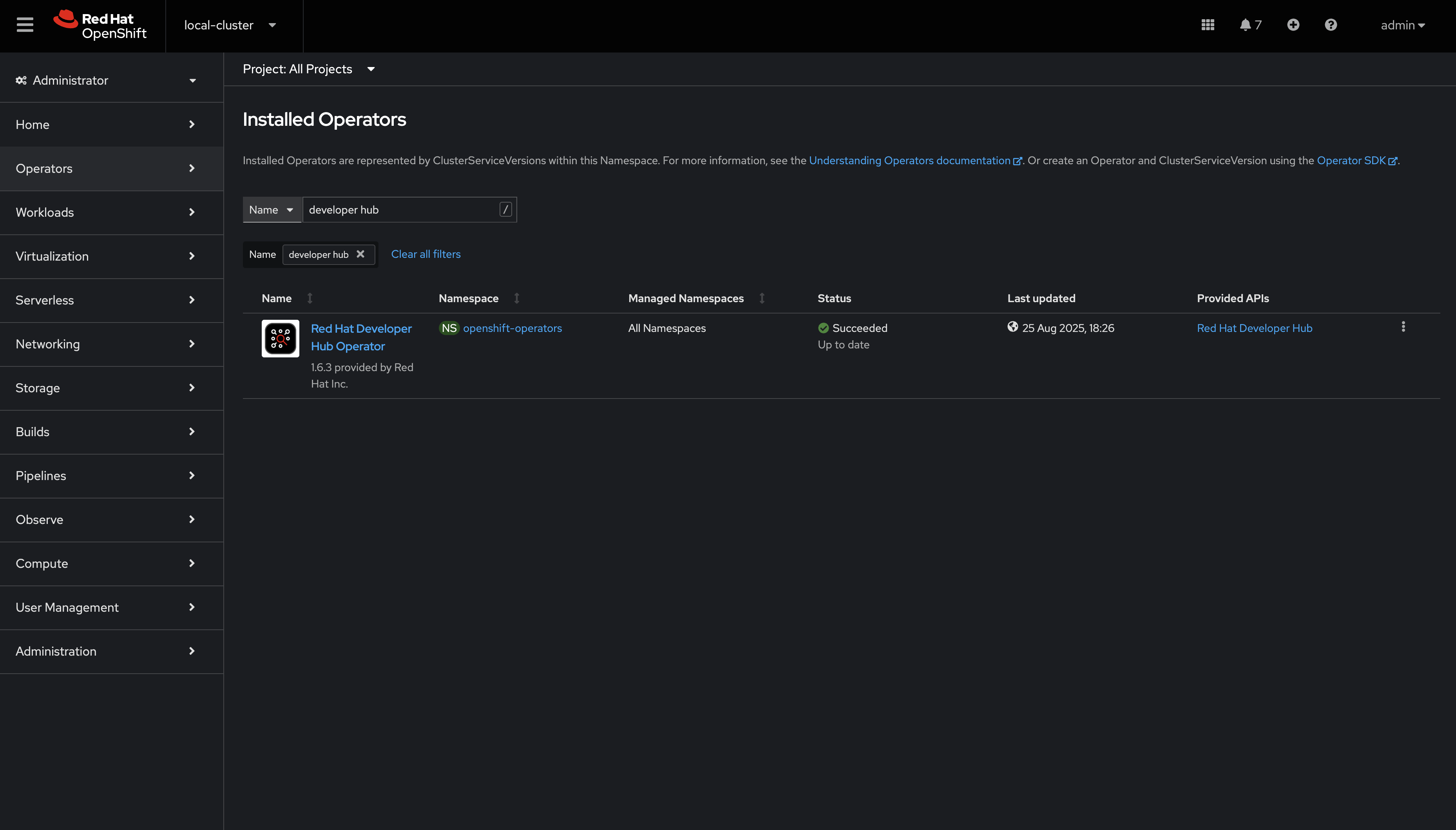 view operator