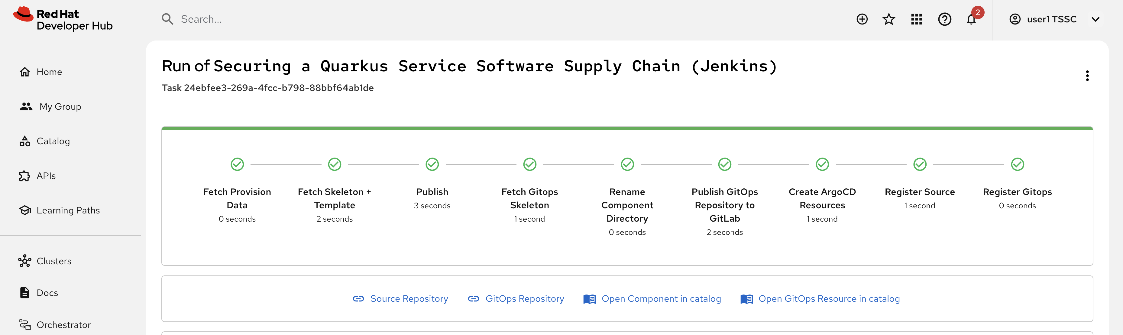 Jenkins Template Run