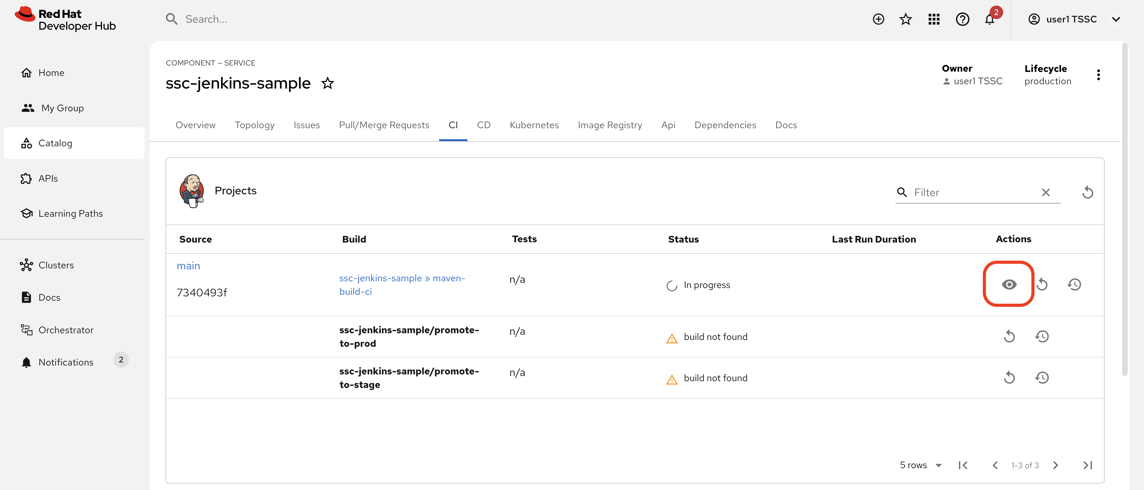 View Build Icon for Jenkins